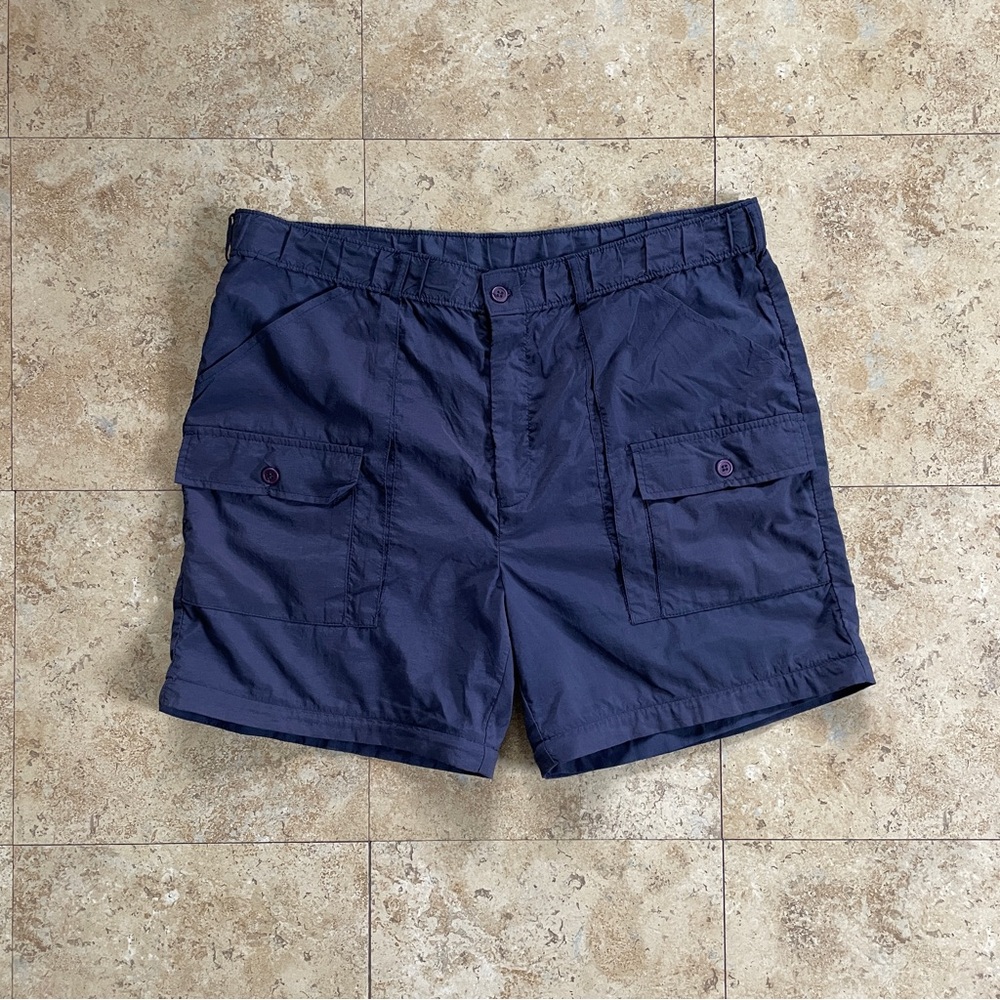 Vintage Sportif navy baggy lightweight nylon zip off convertible hiking pants - Picture 4 of 8